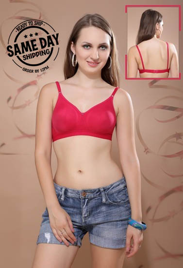 Solid Non-Wired Padded Stick-On Push-Up Bra